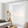 C MA DECO - Voilage moustiquaire MOUSTIK - Blanc - H.240xL.140cm - vignette