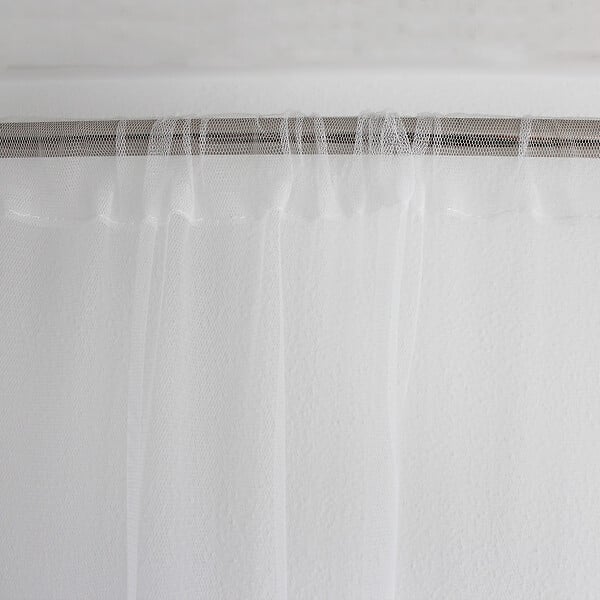 C MA DECO - Voilage moustiquaire MOUSTIK - Blanc - H.240xL.140cm - large