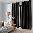 C MA DECO - Rideau thermique - Œillets - Noir - 140x240cm - vignette