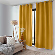 C MA DECO - Rideau isolant thermique 8 œillets - Moutarde - 140x240cm - vignette