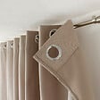 C MA DECO - Rideau isolant thermique 8 œillets - Naturel - 140x240cm - vignette