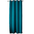 C MA DECO - Rideau occultant 8 œillets - Bleu canard - 140x240cm - vignette