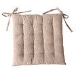 C MA DECO - Galette piquée DUNE 38x38cm naturel - vignette