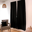 C MA DECO - Rideau de porte occultant - Noir - 90x210cm - vignette