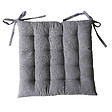 C MA DECO - Galette piquée DUNE 38x38cm gris - vignette