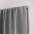 C MA DECO - Rideau occultant porte avec passe-tringle - Gris - 90x210cm - vignette