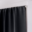 C MA DECO - Rideau occultant porte vitrée - Gris foncé - L.90xH.210cm - vignette