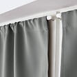 C MA DECO - Vitrage occultant, passe tringle, 1x60x120, gris - vignette