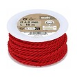 SUKI - Corde en coton - Rouge - Diam.4mmxL.10m - vignette