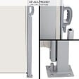 VOUNOT - Paravent retractable avec housse de protection 180x300cm Beige - vignette