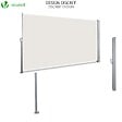 VOUNOT - Paravent retractable avec housse de protection 180x300cm Beige - vignette