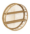 ATMOSPHERA - Étagère murale en Bambou et Bois D 70 cm - vignette