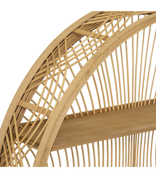 ATMOSPHERA - Étagère murale en Bambou et Bois D 70 cm - large