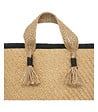 ATMOSPHERA - Lot de 3 Paniers de rangement avec doublure tissu et poignées en jute - vignette