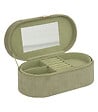 ATMOSPHERA - Boîte à bijoux en velours Vert Kaki avec miroir - vignette
