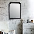 DADA ART - Miroir mural charme antique - Noir - 104x74cm - vignette