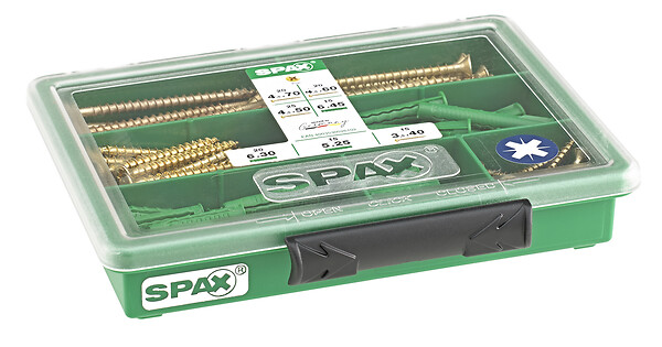 SPAXFRANCE - Spax assort. pz petit & chevilles 130 pc - large
