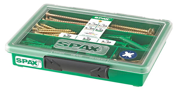 SPAXFRANCE - Spax assort. pz petit & chevilles 130 pc - large