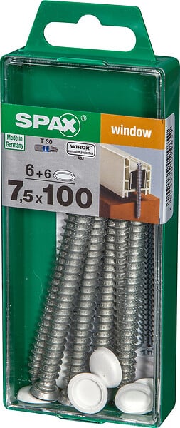SPAXFRANCE - SPAX CHASSIS PVC 7.5x100 6 + CAP - large