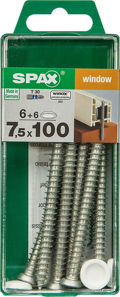 SPAXFRANCE - SPAX CHASSIS PVC 7.5x100 6 + CAP - large