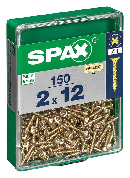 SPAXFRANCE - SPAX TF PZ 2x12 A2L 150 PC - large