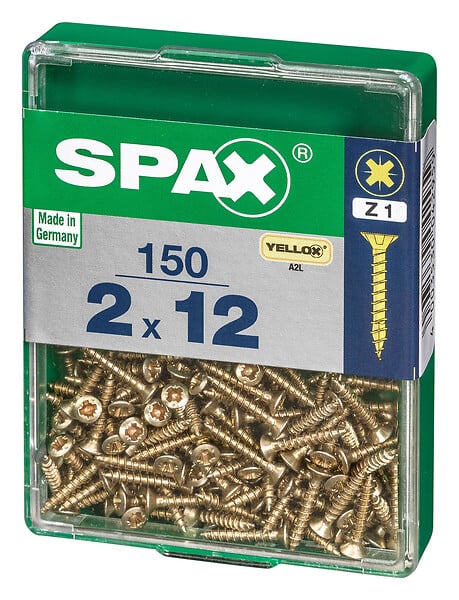 SPAXFRANCE - SPAX TF PZ 2x12 A2L 150 PC - large