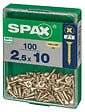 SPAXFRANCE - SPAX TF PZ 2.5x10 A2L 100 PC - vignette