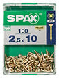 SPAXFRANCE - SPAX TF PZ 2.5x10 A2L 100 PC - vignette
