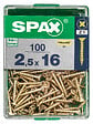 SPAXFRANCE - SPAX TF PZ 2.5x16 A2L 100 PC - vignette