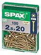 SPAXFRANCE - SPAX TF PZ 2.5x20 A2L 100 PC - vignette