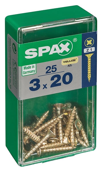SPAXFRANCE - SPAX TF PZ 3x20 A2L 25 PC - large