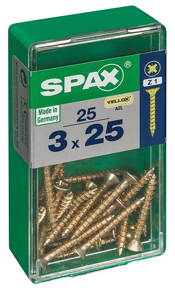 SPAXFRANCE - SPAX TF PZ 3x25 A2L 25 PC - large