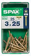 SPAXFRANCE - SPAX TF PZ 3x25 A2L 25 PC - vignette