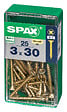 SPAXFRANCE - SPAX TF PZ 3x30 A2L 25 PC - vignette