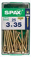 SPAXFRANCE - SPAX TF PZ 3x35 YELLOX 25 PC - vignette