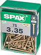 SPAXFRANCE - SPAX TF PZ 3x35 YELLOX 75 PC - vignette