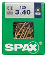 SPAXFRANCE - SPAX TF PZ 3x40 YELLOX 125 PC - vignette