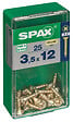SPAXFRANCE - SPAX TF PZ 3.5x12 YELLOX 25 PC - vignette