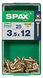 SPAXFRANCE - SPAX TF PZ 3.5x12 YELLOX 25 PC - vignette