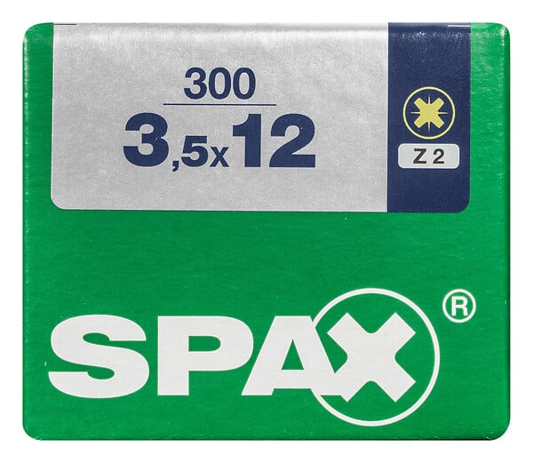 SPAXFRANCE - SPAX TF PZ 3.5x12 YELLOX 300 PC - large