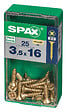 SPAXFRANCE - SPAX TF PZ 3.5x16 YELLOX 25 PC - vignette