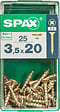 SPAXFRANCE - SPAX TF PZ 3.5x20 YELLOX 25 PC - vignette