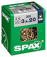 SPAXFRANCE - SPAX TF PZ 3.5x20 YELLOX 300 PC - vignette