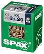 SPAXFRANCE - SPAX TF PZ 3.5x20 YELLOX 300 PC - vignette