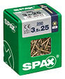SPAXFRANCE - SPAX TF PZ 3.5x25 YELLOX 250 PC - vignette