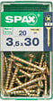 SPAXFRANCE - SPAX TF PZ 3.5x30 YELLOX 20 PC - vignette
