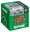 SPAXFRANCE - SPAX TF PZ 3.5x30 YELLOX 500 PC - vignette