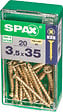 SPAXFRANCE - SPAX TF PZ 3.5x35 YELLOX 20 PC - vignette