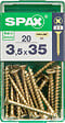 SPAXFRANCE - SPAX TF PZ 3.5x35 YELLOX 20 PC - vignette