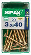 SPAXFRANCE - SPAX TF PZ 3.5x40 YELLOX 20 PC - vignette